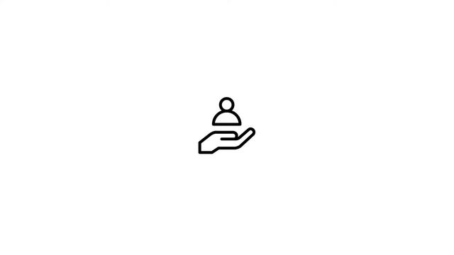 Care icon Lottie JSON animation смотреть онлайн