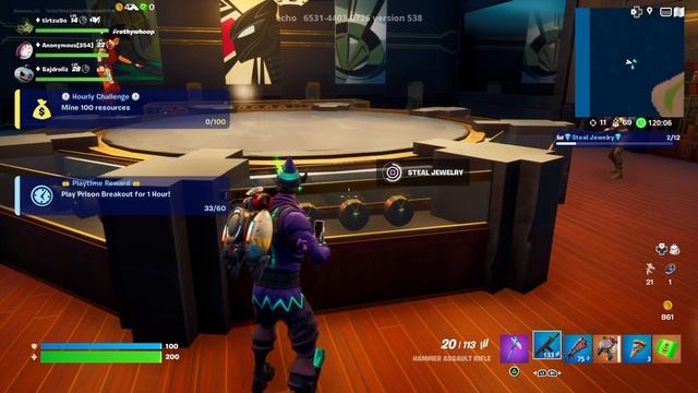 Fortnite_Prison Breakout 3.0, How to Rob Jewelry Store. 2022 смотреть онлайн