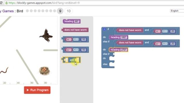 Blockly Games - solution Bird 9 смотреть онлайн