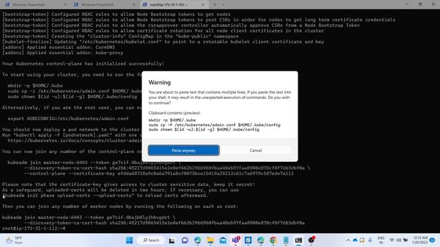Kubernetes cluster setup using kubeadm смотреть онлайн
