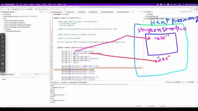 What is String Constant Pool? | Why String Literal is Memory Efficient | What is InternMethod смотреть онлайн