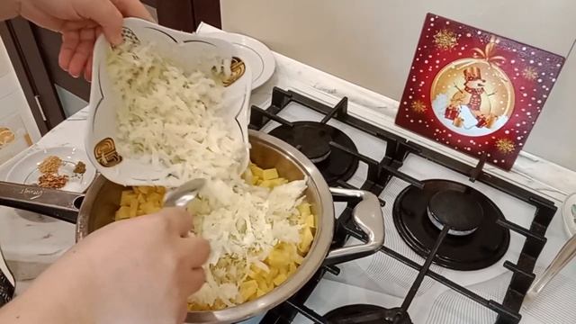 Жареная ?Картошка с ?Капустой! Очень ВКУСНО.. Легко! Сытно! Быстро! Дешево! смотреть онлайн