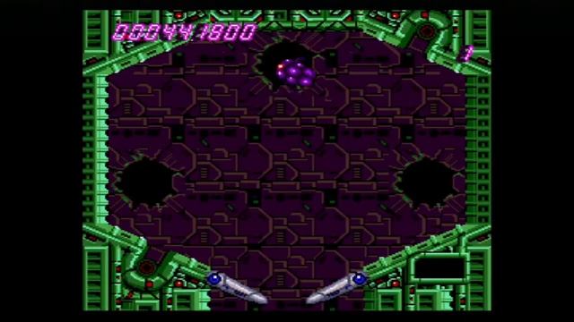 Classic TurboGrafx-16 Game Alien Crush on PS3 in HD 720p смотреть онлайн