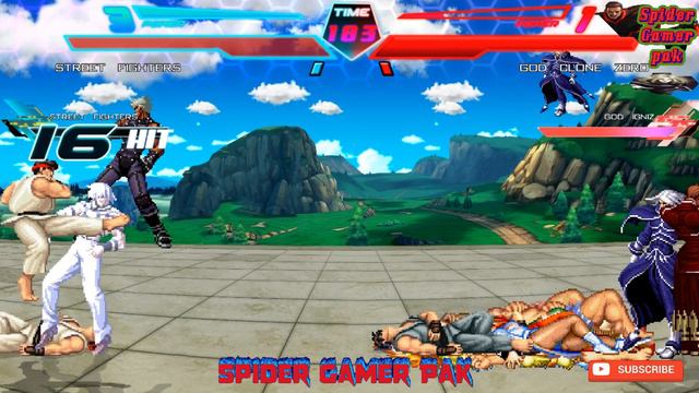 18 STREET FIGHTER VS 4 KOF BOSSES - THE MOST EPIC BATTLE смотреть онлайн