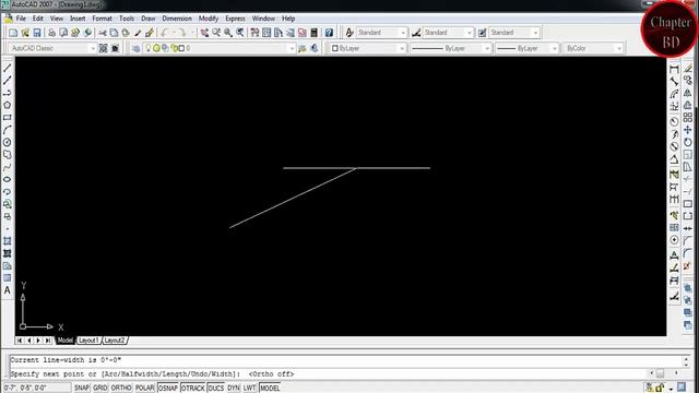 AutoCAD 2007 Construction LINE & Poly LINE Tutorial | Part-4 | Bangla Tutorial by Chapter BD смотреть онлайн