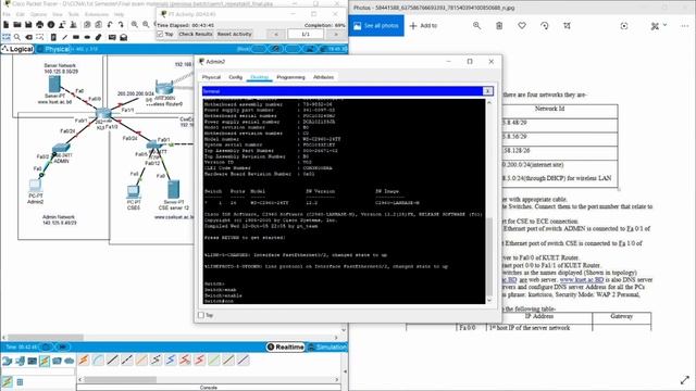 CCNA - Packet Tracer Skill Final (First Semester) смотреть онлайн