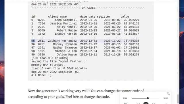 HOW TO GENERATE FAKE DATA USING THE FAKER PYTHON PACKAGE? HERE STEP-BY-STEP HOW TO DO IT! смотреть онлайн