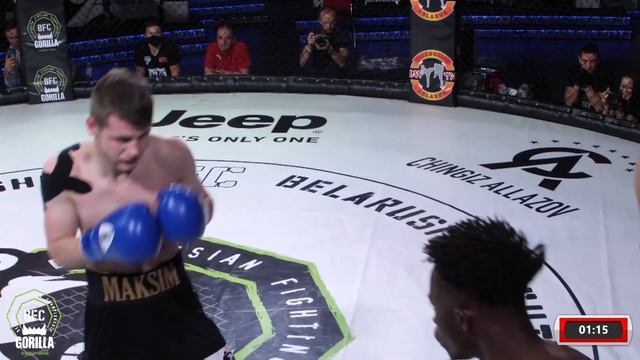 № 3 KEVINE MBALA vs MAXIM CHISTY BFC 64 смотреть онлайн