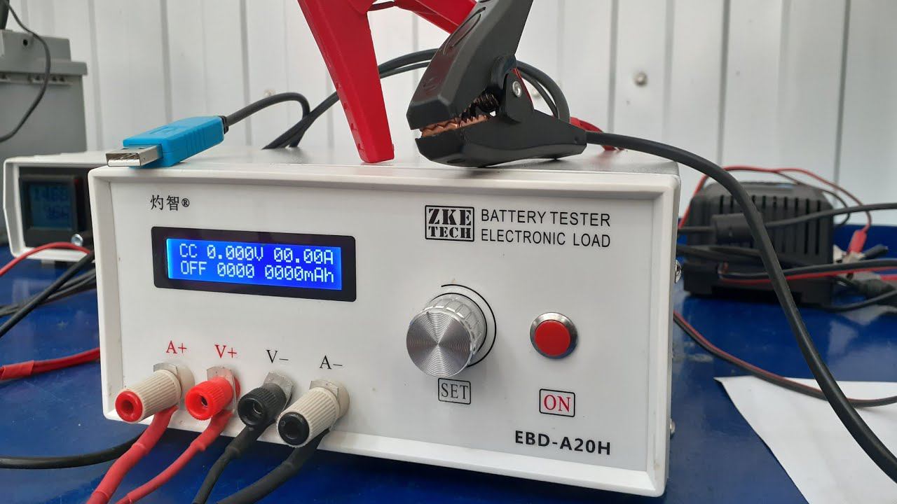 Мощная электронная нагрузка EBD-A20H Battery Capacity Tester + розыгрыш ЗУ для моих подписчиков . смотреть онлайн