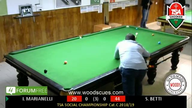 I. MARIANELLI 0-2 S. BETTI (TSA SOCIAL CHAMPIONSHIP 2018/19 Cat. C) смотреть онлайн