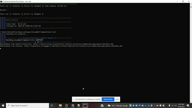 Selenium Cucumber Java BDD Framework Class 12: CommandLine смотреть онлайн