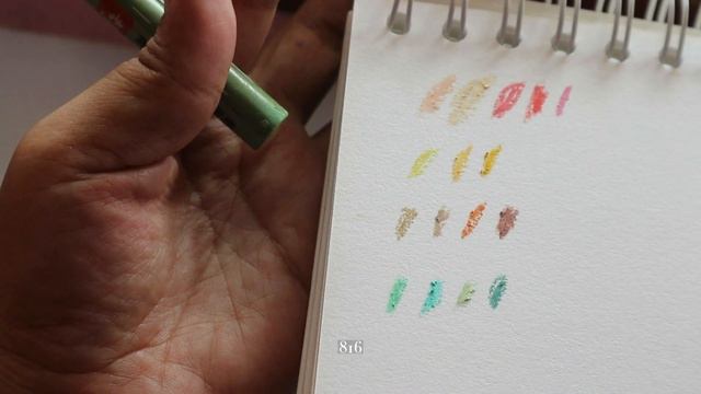 Ulasan crayon Kuelox Soft Oil Pastel | color swatches | menggambar bunga daisy смотреть онлайн