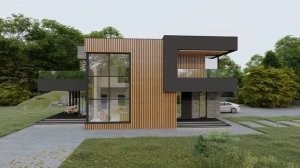 Проект загородного дома из монолитного железобетона