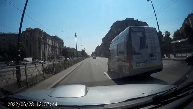 Санкт-Петербург. Московский проспект едем на автомобиле. 2022 год. Лето смотреть онлайн