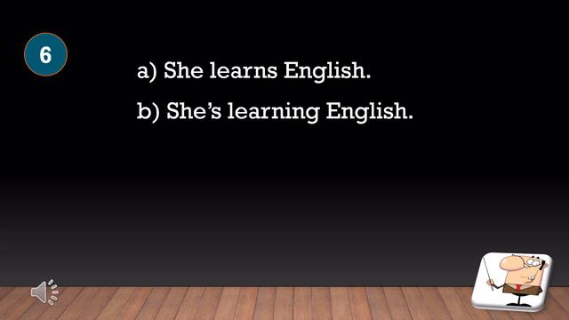 English Grammar Quiz 4: Present Simple vs Present Continuous смотреть онлайн