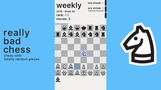 Решение задачи 45 недели за 3 хода | Really Bad Chess смотреть онлайн