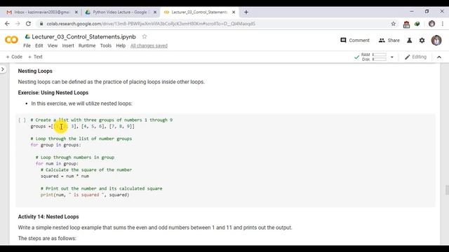 for loop and range function in Python Part 07 смотреть онлайн