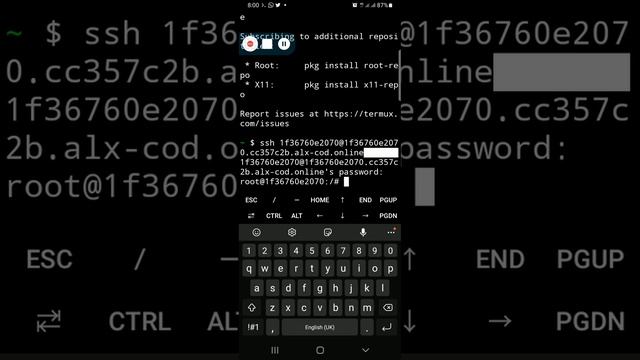 CONNECTING YOUR ALX INTRANET TO YOUR TERMUX USING YOUR PHONE.... смотреть онлайн