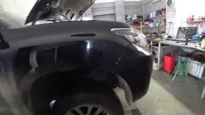 Расположение VIN номера и номера ДВС на Toyota Prado 150