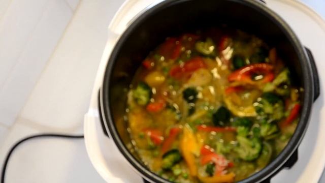 Постный Рис с Овощами в Мультиварке Скороварке Redmond PMC-P350 Рецепты для Мультиварки смотреть онлайн