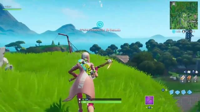 Throw the Flying Disc toy and catch it before it lands Guide - Fortnite Battle Royale (Season 9) смотреть онлайн
