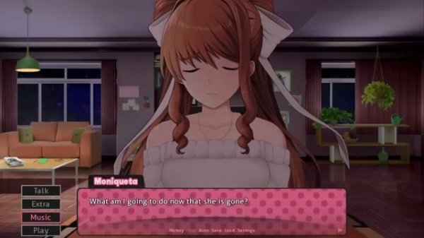 Telling Monika that the Player Passed Away | "Monika After Story" DDLC Mod