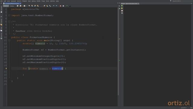 Java - Ejercicio 76: Formatear Números con la clase NumberFormat смотреть онлайн