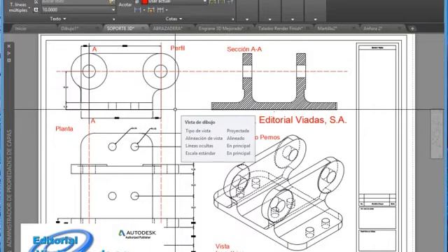 AutoCAD 2016 Tutorial en Español | Curso Basico de Diseño Mecanico смотреть онлайн