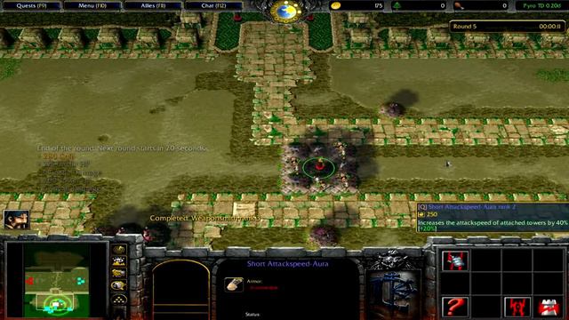Warcraft 3 Frozen Throne | Pyro td 0.20d | Heal and buff your fighters смотреть онлайн