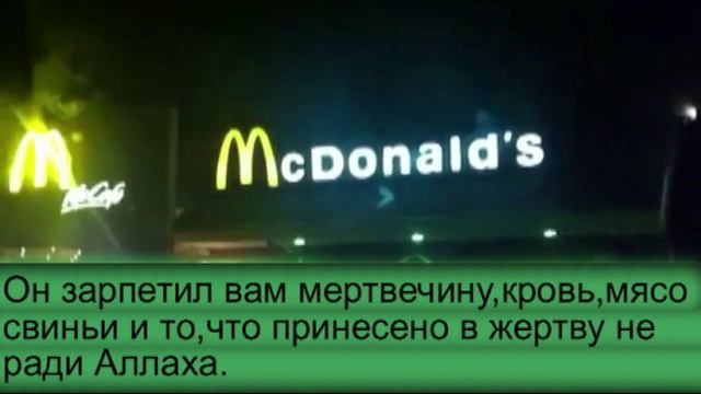 Могут ли Мусульмане кушать в МаkДона....mp4 смотреть онлайн