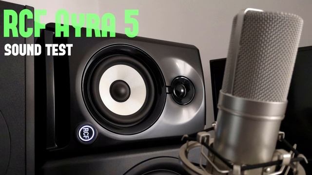 RCF Ayra 5 sound test studio monitor смотреть онлайн