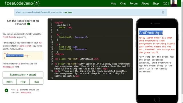 CSS. Работа с текстом и шрифтами (google fonts) смотреть онлайн