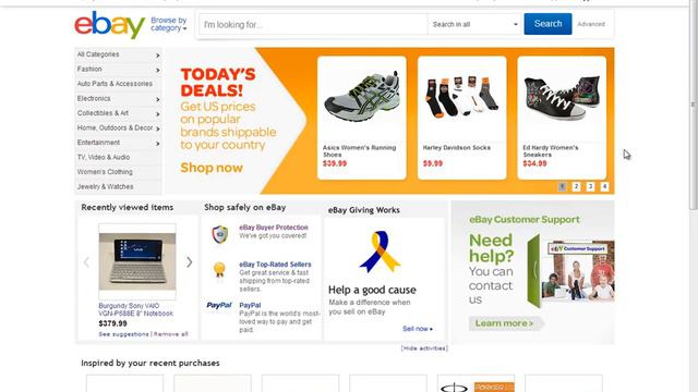 Регистрация на eBay (Вариант 2) смотреть онлайн