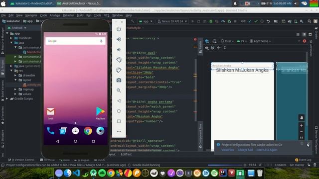 1 Membuat Aplikasi Kalkulator Sederhana di Android Studio dengan Kotlin смотреть онлайн