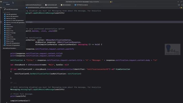 How to read and parse Google Firebase Cloud Messaging Notifications in Swift ? смотреть онлайн