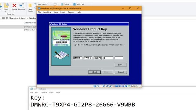 Windows 98 Second Edition - Installation in Virtualbox 2021 смотреть онлайн