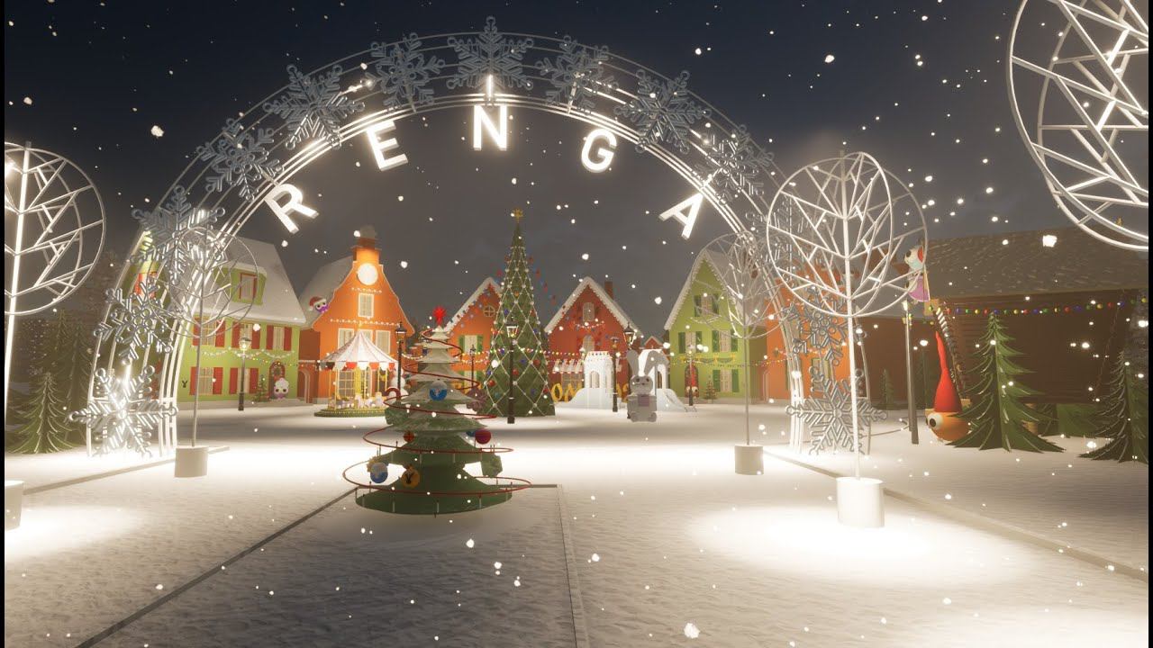 Совместная работа в Renga. Создание новогоднего 