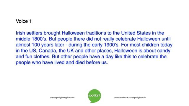 About Halloween | Practice English with Spotlight смотреть онлайн
