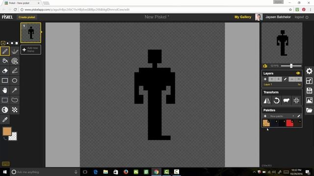 Video Game Pixel Art Character DesignTutorial: Learn how to create a pixel character in Piskel смотреть онлайн