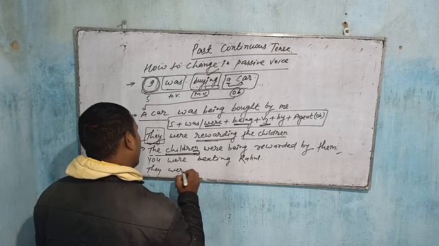Passive Voice - Past Continuous Tense| Active and Passive Voice|English Grammar by Vijay Sir| смотреть онлайн