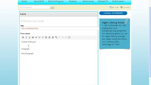 How to Submit News Article at DLM India Portal смотреть онлайн