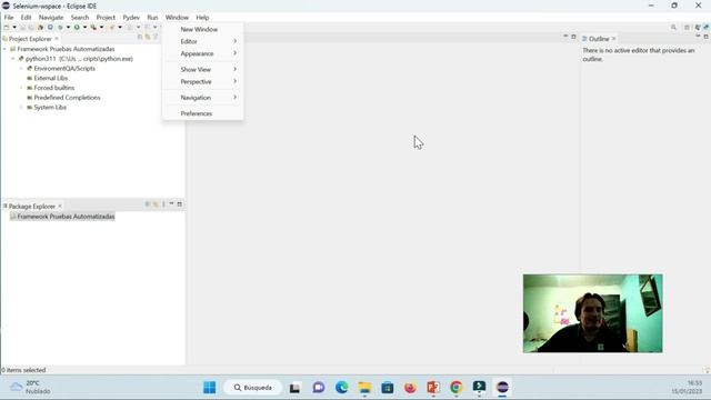 07 - Curso Selenium utilizando Python: Conf Eclipse IDE y Crear Estructura Proy. Framew. Automatiz смотреть онлайн