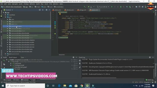 Tik Tok Video Download & Complete Setup Android Studio & Step By Step - Tech Tips Tricks смотреть онлайн