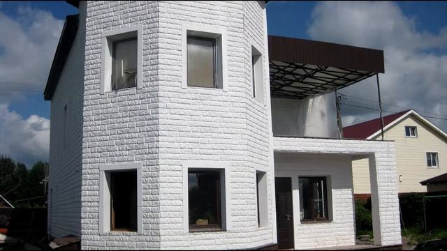 Фасадные панели для отделки дома, цоколя фундамента, отмостки в Санкт-Петербурге и ЛО. смотреть онлайн