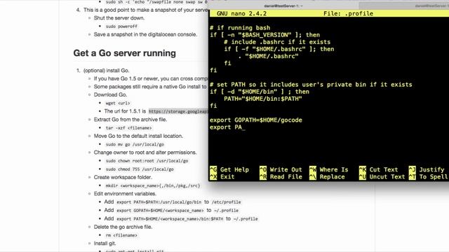 golang linux смотреть онлайн
