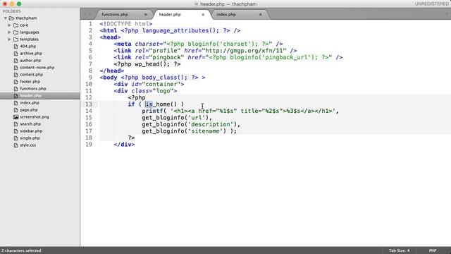 Lập trình theme WordPress 05 Code cho header php смотреть онлайн