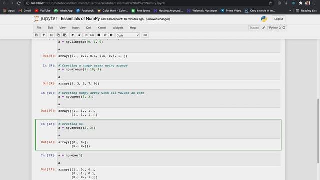Essentials of NumPy in Python - 1 : Understanding the Basics смотреть онлайн