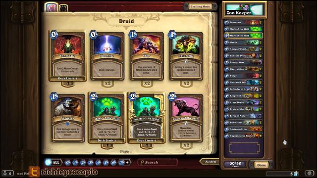 Hearthstone Deck Guide - Control Druid - Zoo Keeper смотреть онлайн