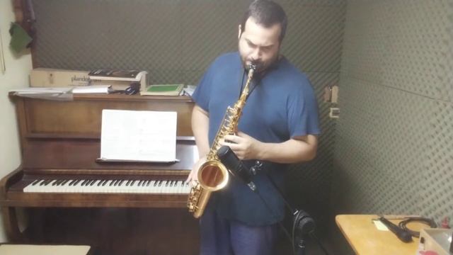 Teste sax alto Conductor . Boquilha hibrida Barkley Jazz 8 смотреть онлайн