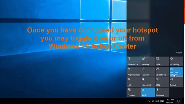 How to Set Up Mobile Hotspot And Share Internet Connection in Windows 10 смотреть онлайн